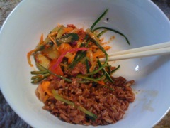 Cucumber Salad w/Brown Rice