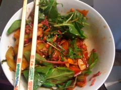 Cucumber Salad w/Mixed Greens