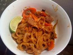 Pork and Peppers w/Rice Noodles
