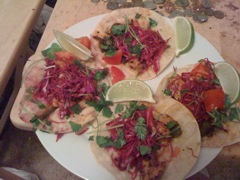 Pork Taco w/Red Cabbage