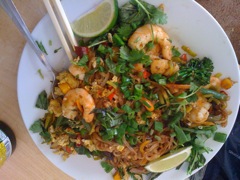 Shrimp w/egg and noodles